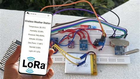 Lora Based Wireless Weather Station Using Arduino And Esp32