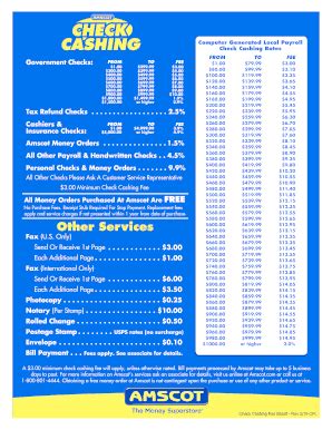 Thanx amscot, that pretty red lady, and ms. Printable check cashing fee chart - Edit, Fill Out & Download Hot Forms in Word & PDF | general ...