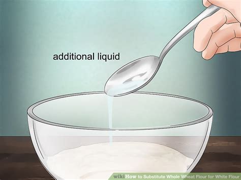 Coconut flour is a great source of fiber as well as fats that can help to. 3 Ways to Substitute Whole Wheat Flour for White Flour ...