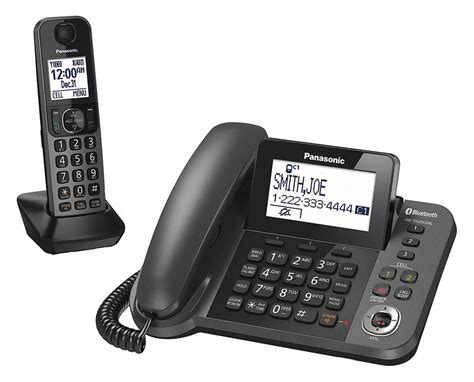 Panasonic Link2cell Cordedcordless Telephone Black Voicemail Yes