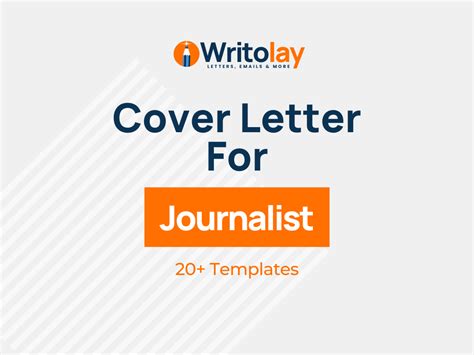 Journalist Cover Letter Example 10 Templates Writolay