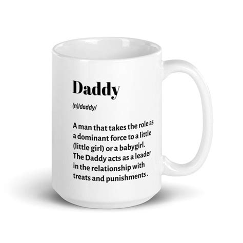 Daddy Mug Bdsm Gift Bdsm Quotes Ddlg Dom Submissive Kink Etsy