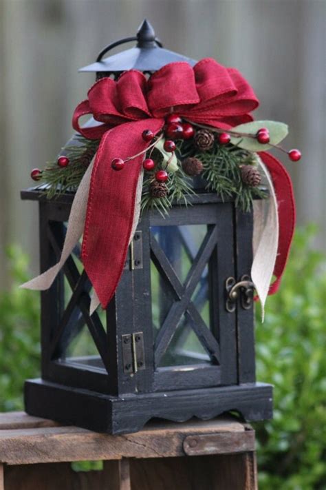 Rustic Christmas Wooden Lantern Home Decor Christmas And Winter