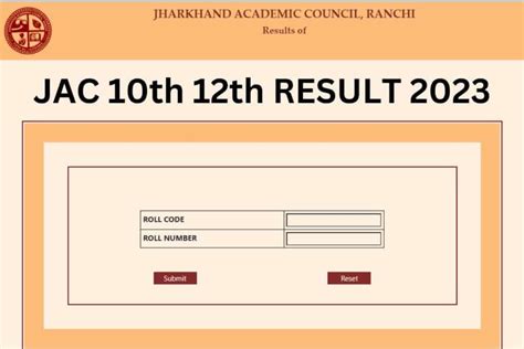 Jac 10th And 12th Result 2023 Check Jharkhand Board Exam Results On