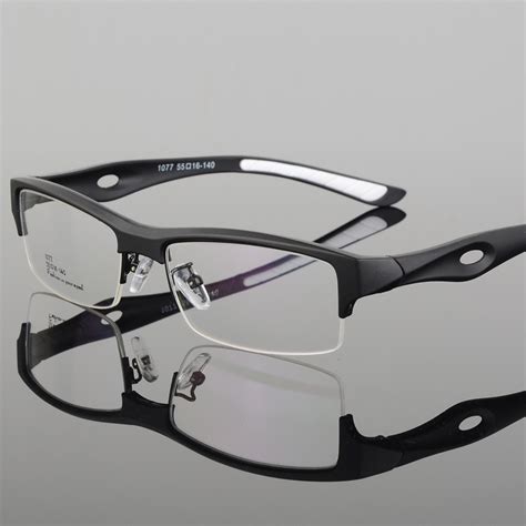 male super light 11g tr90 eye glasses frames for men sports style half rim eyewear frame