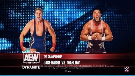 Aew Dynamite Jake Hager Vs Wardlow For The Aew Tnt Championship