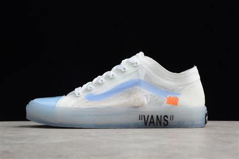 OFF WHITE X Vans Old Skool Willy Transparent White For Sale