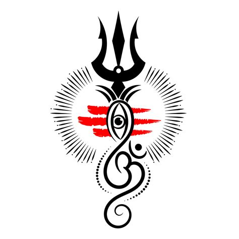 Om Logo Tattoo Design With Lord Shiva Eye And Trishul Om Tattoo Lord