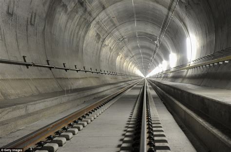 Gotthard Rail Tunnel To Open In Swiss Alps Running 35 Miles Underground
