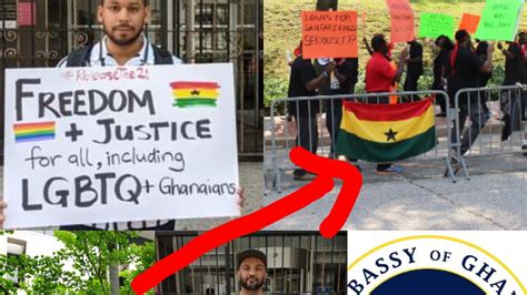 Massive Demonstration Hits Ghana Embassy In Usa Over Lgbtq Right In