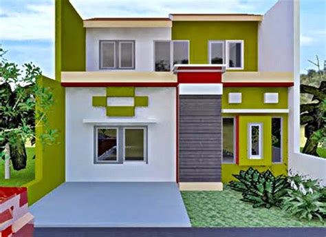 Desain fasad eksterior rumah mungil cantik minimalist. Kombinasi Warna Cat Rumah Terbaik dan Cantik Terbaru ...