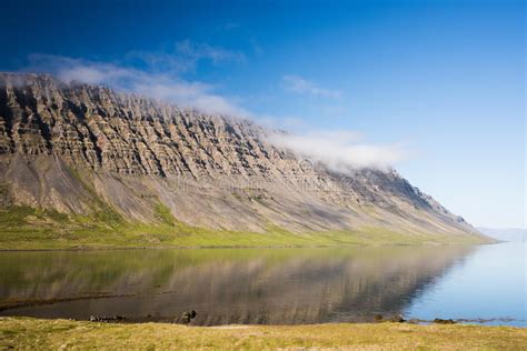Highlands Of The Western Fjords Iceland Stock Image Image Of Mirror