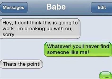 Texts Funny Breakup Quotes Quotesgram