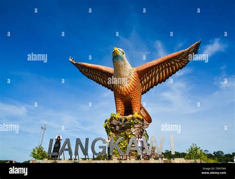 Langkawi Malaysia May 1 2018 Eagle Square In Langkawi Near The