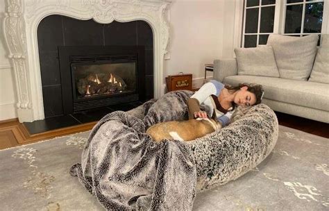 Plufl A Giant Dog Bed For Humans Allows Pet Parents To Nap Alongside