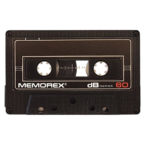 Memorex Db60 Ferric Blank Audio Cassette Tapes Retro Style Media