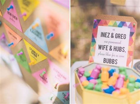 Whimsical Rainbow Inspired Wedding Inez Greg Weddbook