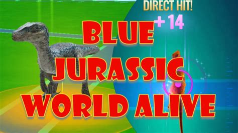 Blue In Jurassic World Alive Velociraptor Youtube