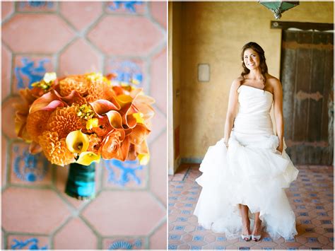 Turquoise Orange And Coral Malibu Wedding Inspired By This