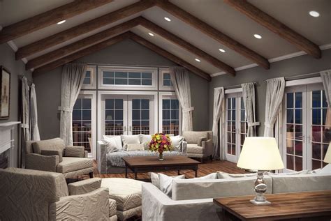 Vaulted ceiling dining room ideas. These innovative LEDs are ideal for lighting a space with ...