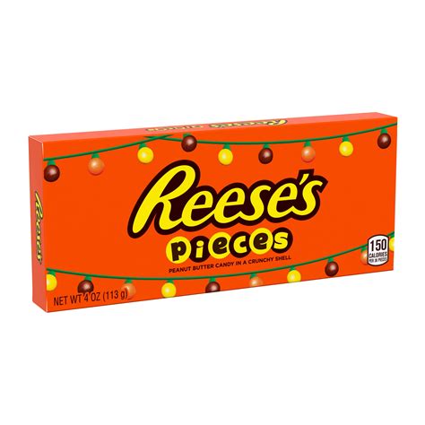 Reeses Pieces Chocolate Peanut Butter Candy Holiday Candy 4 Oz