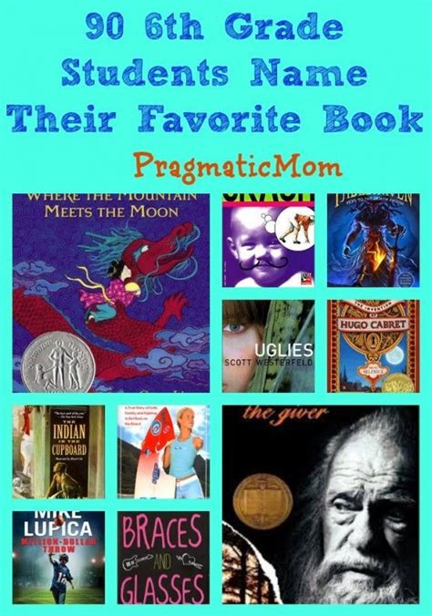 Favorite Books For 6th Grade From 6th Graders With Images Middle