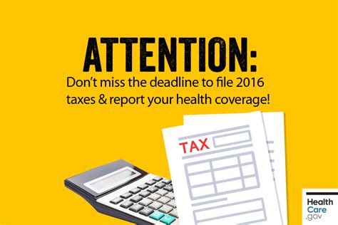 Dont Miss The Deadline To File 2016 Taxes And Report Your Health