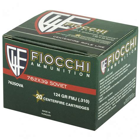 Fiocchi 762x39 Full Metal Jacket 124 Grain 201000 4shooters