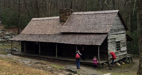 This Is The Noah Bud Ogle Cabin Near Gatlinburg Tennessee On The