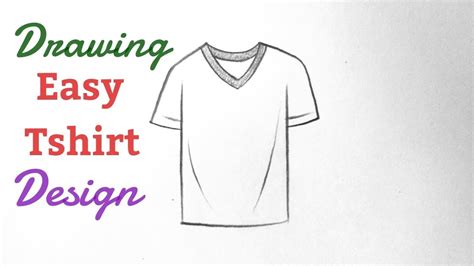 How To Draw A T Shirt Design Step By Step Drawing Dress Designs Clothes