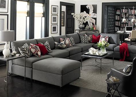 4 Ways To Decorate Around Your Charcoal Sofa Maria Killam Grey Living