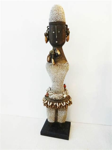 African Art Lg Namji Fertility Doll Cameroon 165h African Art African Dolls African