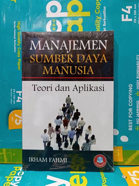 Buku MANAJEMEN SUMBER DAYA MANUSIA TEORI DAN APLIKASI BY IRHAM FAHMI