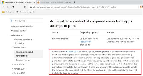 Microsoft Marks Latest Windows Printing Issue As Resolved Kb5005033