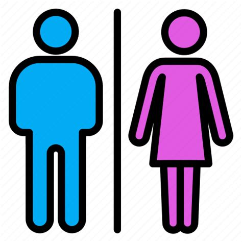 Female Male Man Toilet Wc Women Icon