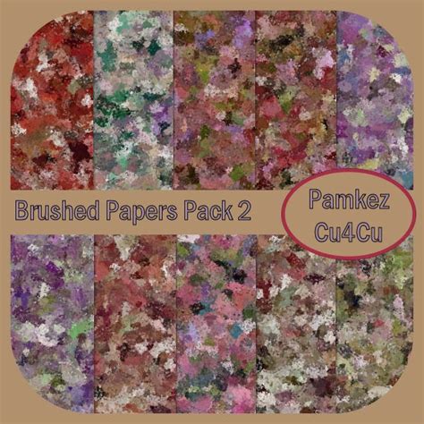 Pamkez Brushed Papers Pack 2