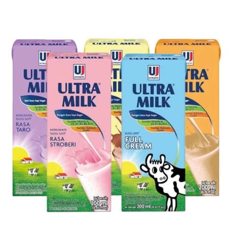 Jual Susu Ultra Milk Dus Uht 200 Ml Taro Kota Bandung 3f