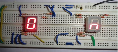 It's made up of seven leds connected in parallel. How to display numbers and alphabet on 7 segment display?