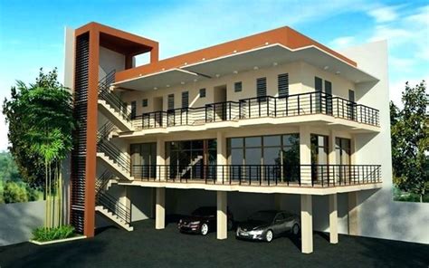 2 Storey Apartment Exterior Design Ideas