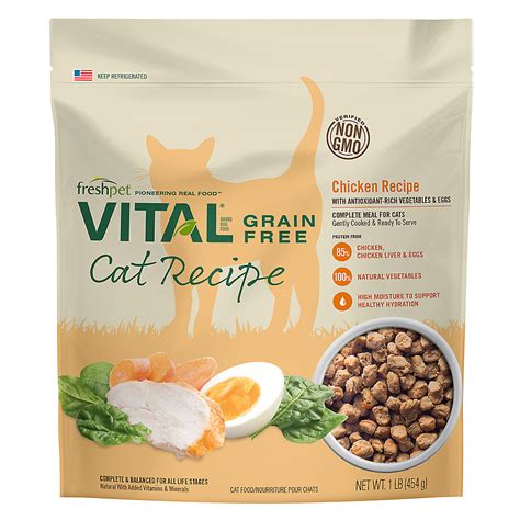New Freshpet Vital® Refrigerated Cat Food Grain Free Chicken Recipe