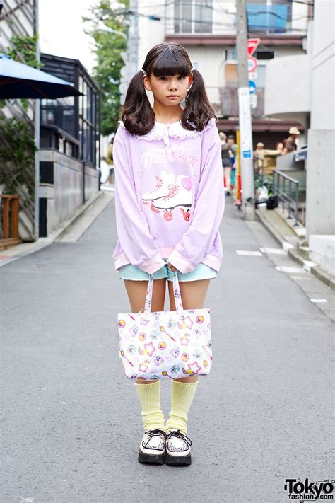 Kawaii Harajuku Street Style W Twintails Milklim And Creepers