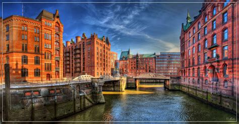 Hamburg, Germany, City, Canal Wallpapers HD / Desktop and ...