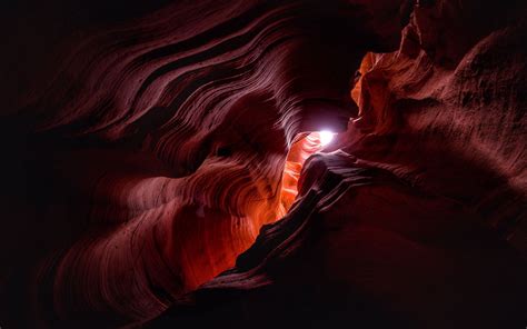 Download Wallpaper 1920x1200 Cave Dark Rock Canyon