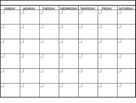 8 X 11 Printable Calendar Photo Blank Calendar Template Calendar
