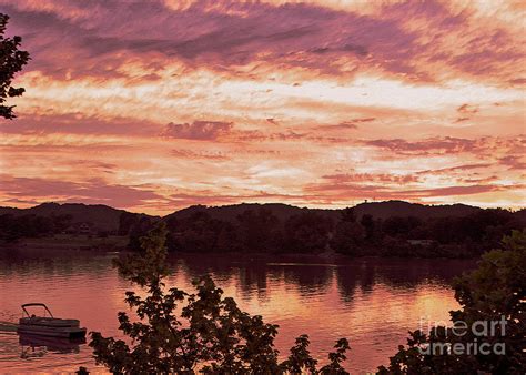 Sunset On The Ohio River Photograph By Lydia Holly Fine Art America