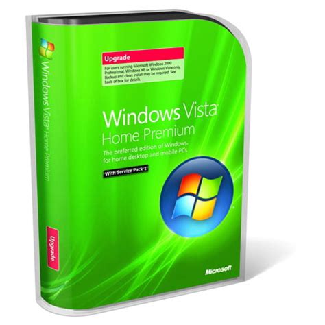 Microsoft Windows Vista Home Premium With Sp1 Upgrade