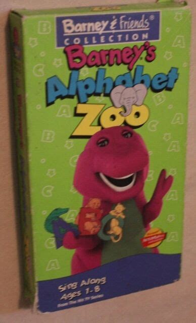Barney Barneys Alphabet Zoo Vhs 1994 For Sale Online Ebay