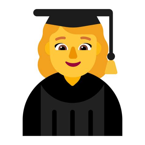 Woman Student Flat Default Icon Fluentui Emoji Flat Iconpack Microsoft