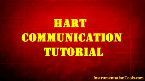 Hart Communication Tutorial Part 4 Communication Tutorial Hart