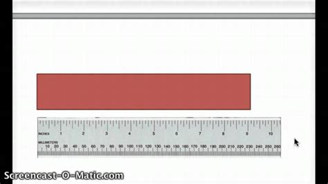 How To Measure With A Ruler Youtube